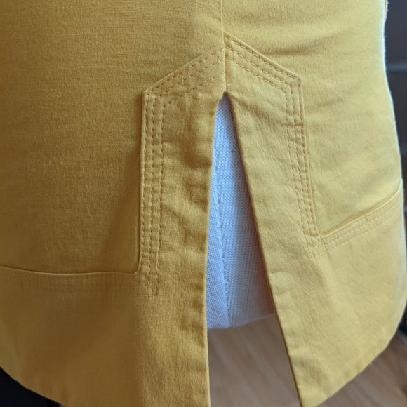 Bebe Yellow Women's Blouse Small Size - Picture 7 of 17
